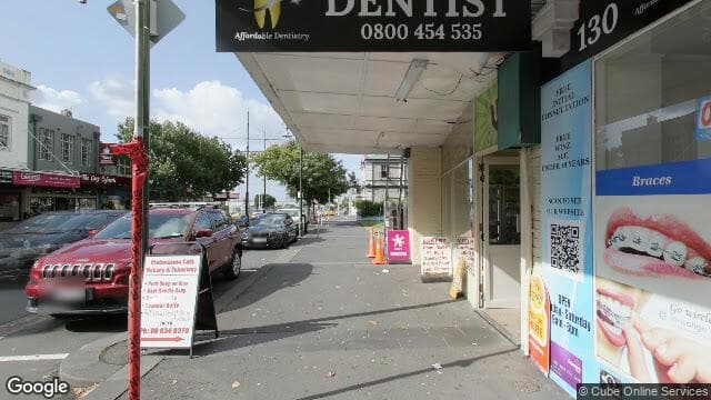 Street view of 130C Onehunga Mall